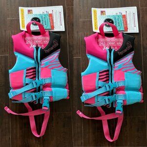 NWT 2 Hyperlite Child Life Vest